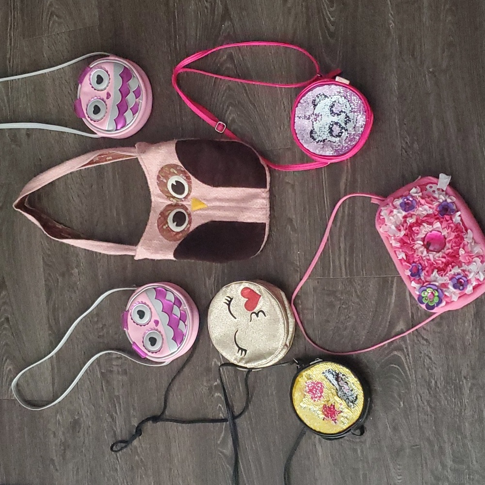 Kids bags/purses - LOT of 7